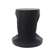 MGO Hollow Side Table with Wood-like Texture
