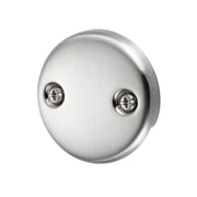 Tip-Toe Tub Trim Set with Two-Hole Overflow Faceplate, Replacement Bath Drain Trim Kit with 2-Hole Overflow Faceplate and Universal Fine/Coarse Thread 7 finishing colors available