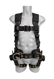 Frontline 100CTB Combat Construction Full Body Harness with Tongue Buckle Legs and Trauma Straps S