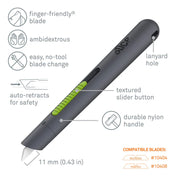 Slice® 10512 Auto-Retractable Pen Cutter