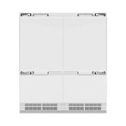 ZLINE 72" Panel Ready Built-In Bottom Freezer Refrigerator,Water Dispenser, Ice Maker, RBIT-72
