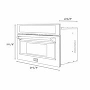 ZLINE 30” Convection Microwave, Black Stainless, Gold MWOZ-30-BS-G