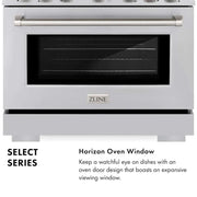 ZLINE 48" Select Gas Range Convection Gas Oven Stainless Steel HGR48
