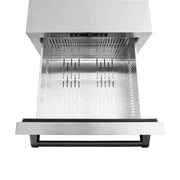 ZLINE 24" Touchstone 168 Can Outdoor-Rated Dual Refrigerator Drawer, Matte Black, RDSOZ-ST-24-MB