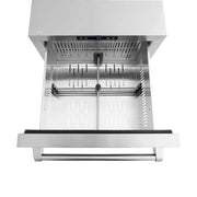 ZLINE 24" Touchstone 168 Can Outdoor-Rated Dual Refrigerator Drawer, Stainless Steel, RDSO-ST-24