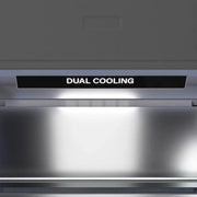 ZLINE 36" Panel Ready Built-In Bottom Freezer Refrigerator,Water Dispenser, Ice Maker,Graphite Gray, Gold GRBIVZ-36-G