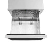 ZLINE 24" Touchstone 168 Can Outdoor-Rated Dual Refrigerator Drawer, Panel Ready Champagne Bronze, RDSPOZ-24-CB