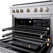 ZLINE 36"Gas Range, Convection Gas Oven , DuraSnow® Stainless Steel, SGRS-36