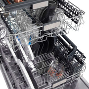 ZLINE Autograph Edition 24" Tall Tub Dishwasher, Custom Panel Ready, Gold DWMTZ-24-G
