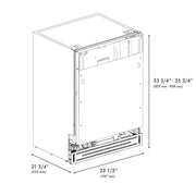 ZLINE Autograph 24" Dishwasher Stainless, Matte Black DWVZ-24-MB