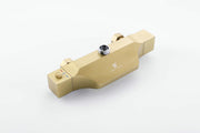 Luxurious Brushed Gold Or Matte black Wall-Mounted Thermostatic Rain Exposed Shower Set with Tub Spout