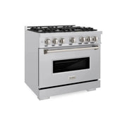 ZLINE 36"Classic Gas Range, Convection Gas Oven, Stainless Steel, CGR36