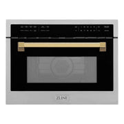 ZLINE 24" Convection Microwave, Stainless Steel, Gold MWOZ-24-G