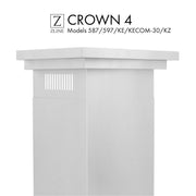 ZLINE Crown Molding #4 for Wall Range Hood, CM4-587/597/KE/KECOM-30/KZ