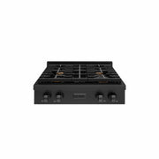 ZLINE 30" Paramount Gas Rangetop Black Stainless Steel Brass Burners SRTB-BR-30