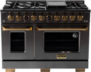 Kucht 48" Freestanding Dual Fuel Range Liquid Propane KXD48/LP