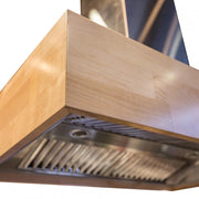 ZLINE 30" Wooden Wall Range Hood, Butcher Block, 681M-RS-30-400
