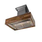 ZLINE 30" Wooden Wall Mount Range Hood Butcher Block, 681W-30