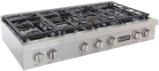 Kucht 48" Stainless Propane Cooktop, KFX489T/LP-S