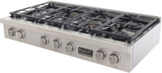 Kucht 48" Stainless Propane Cooktop, KFX489T/LP-S