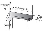 ZLINE Vented Crown Molding Profile 6 for Wall Range Hood, CM6V-KBUU