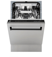 ZLINE Autograph 18" Dishwasher Stainless Door, Black DWVZ-304-18-MB