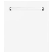24" Dishwasher with White Matt panel, Stainless Tub, DWV-WM-24