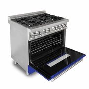 ZLINE 36" Bundle Range RA-BM-36 & Wall Range Hood KB-36, 2KP-RABMRH36