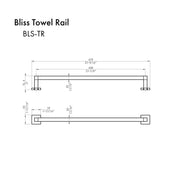 ZLINE Bliss Towel Rail BLS-TR-MB