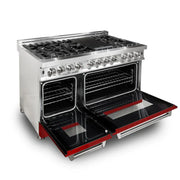 ZLINE 48" Bundle Range RA-RM-48 & Wall Range Hood KB-48, 2KP-RARMRH48