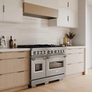 ZLINE 48"Classic Gas Range, Convection Gas Oven, Stainless Steel, CGR48