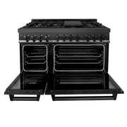 ZLINE 48" Bundled Stainless DualRange RangeHood Dishwasher 3KP-RABRH48-DW