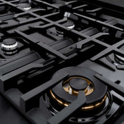 ZLINE 48" Classic Gas Range, Convection Gas Oven Black Stainless Steel, CGRB-48