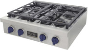 Kucht 30 Inch Gas Sealed Burner Rangetop KFX309T-B