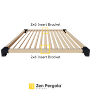 Pergola Insert Bracket (for 2x6 Wood Slats)