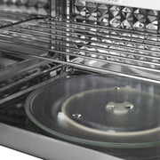 ZLINE 30" Recirculating Over the Range Convection Microwave with Traditional Handle and Charcoal Filters in Fingerprint Resistant SS MWO-OTRCFH-30-SS