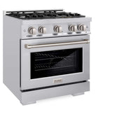 ZLINE 30" Select Gas Range Convection Gas Oven Stainless Steel HGR30