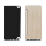 ZLINE 15" Touchstone Clear Cube Ice Maker Drain Pump Panel Ready Door ICCDP-15