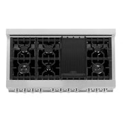 ZLINE 48" Bundle Range RAS-BM-48 & Range Hood 8654BM-48, 2KP-RASBMRH48