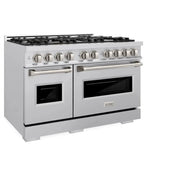 ZLINE 48" Dual Fuel Range, Gas Cooktop, Electric Convection Oven Stainless Steel, CDR48
