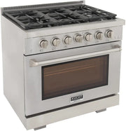 Kucht 36" Freestanding Professional Gas Range KFX3600X-S