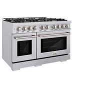 ZLINE 48" Select Gas Range Convection Gas Oven Stainless Steel Brass Burners HGR-BR-48