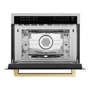 ZLINE 24” Convection Microwave, Stainless Steel, Bronze MWOZ-24-SS-CB