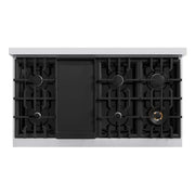 ZLINE 48" Select Dual Fuel Range Gas Cooktop Electric Convection Oven Stainless Steel HDR48