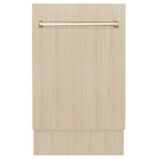 ZLINE Autograph 18" Dishwasher Stainless, Gold DWVZ-18-G