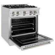 ZLINE 30"Classic Gas Range, Convection Gas Oven, Stainless Steel, CGR30