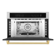 ZLINE 30” Convection Microwave, Stainless Steel, Gold MWOZ-30-G
