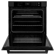 ZLINE 30 "Professional True Convection Single Wall Oven, Air Fry, Self Clean, Black Stainless Steel, WASB-30