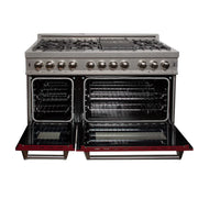 ZLINE 48" Bundle Range RAS-RG-48 & Range Hood 8654RG-48, 2KP-RASRGRH48