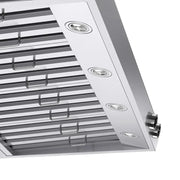 Kucht 48" Ducted Under Cabinet Range Hood Stainless Steel with Digital Controls KRH480-SS